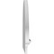 Ekena Millwork Elliptical Smooth Architectural Grade PVC Combination Pediment, 76"W x 25-7/8"H x 2-3/4"P PEDPC076X260ELL00 - alternate 4